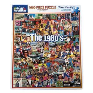 White Mountain The 1980's 1000 Piece Jigsaw Puzzle